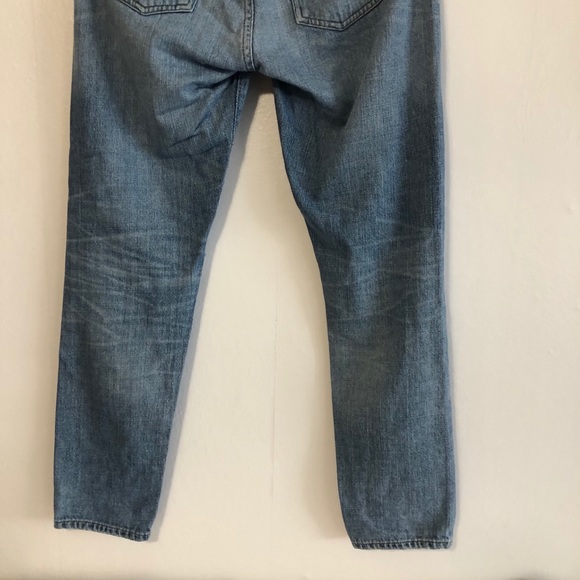 COH Liya hi-rise denim button fly distressed jean - Picture 6 of 8